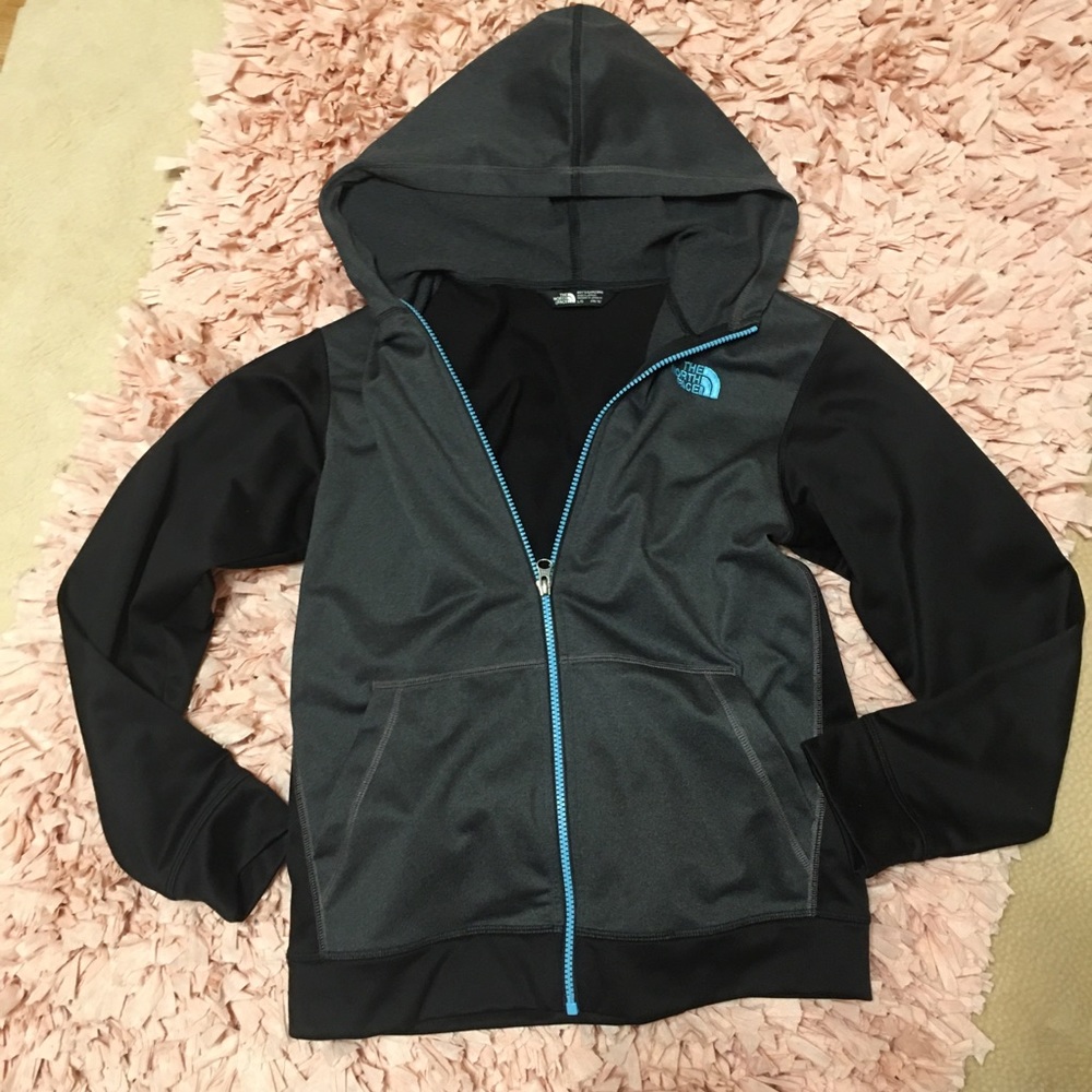 North Face (unisex) zip up hoodie